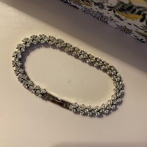 Marquise Cut Lab Created Diamond Tennis Bracelet 925
Sterling Silver